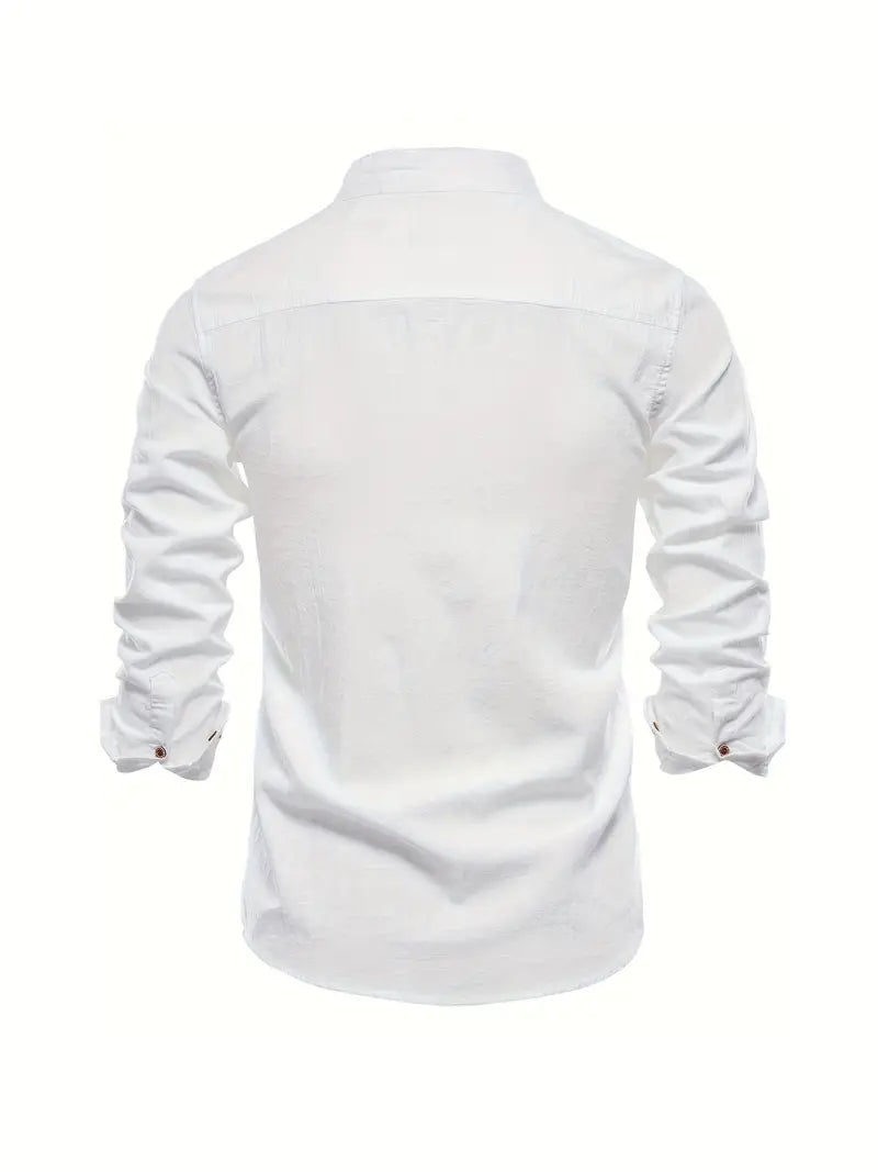 NOUVEAU RICHE Herrenhemd Klassischer Stil Premium Komfort Atmungsaktiv