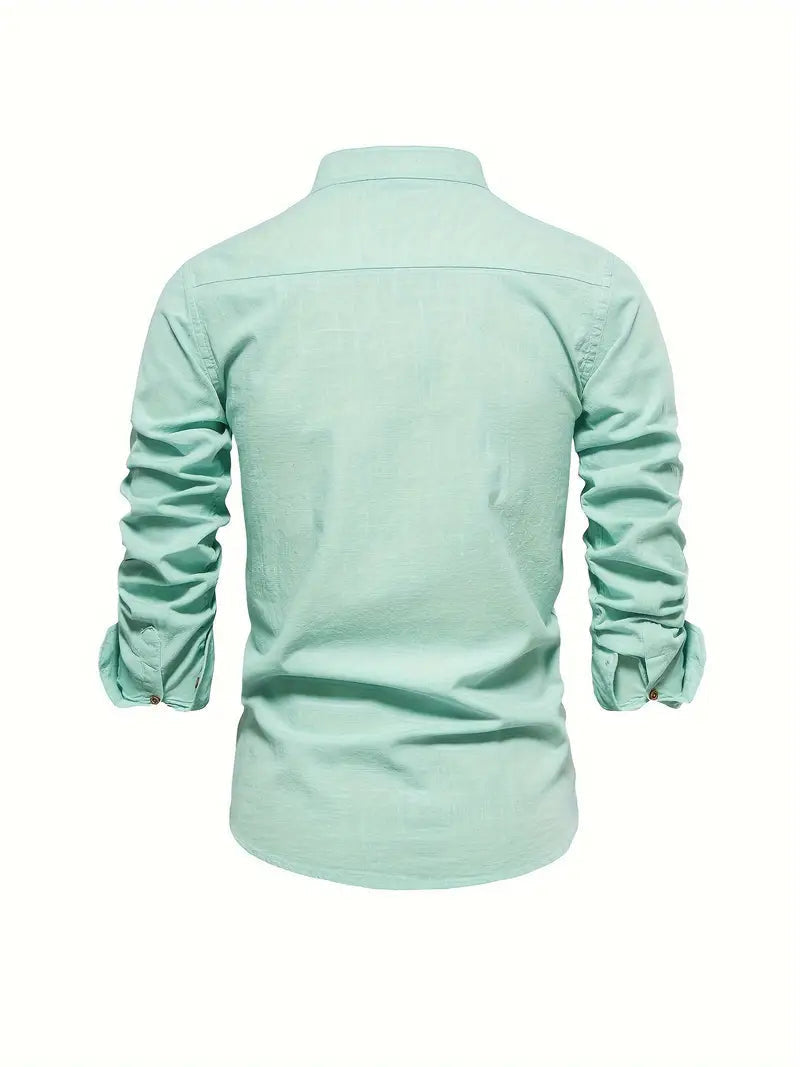 NOUVEAU RICHE Herrenhemd Klassischer Stil Premium Komfort Atmungsaktiv