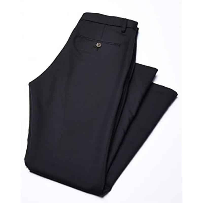 NOUVEAU RICHE Herrenhose Slim Fit Polyester Schwarz Blau Grau Khaki