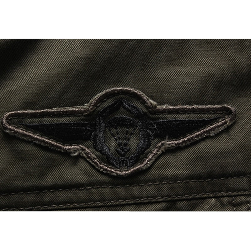 NOUVEAU RICHE Herrenjacke im Militärstil mit Stehkragen