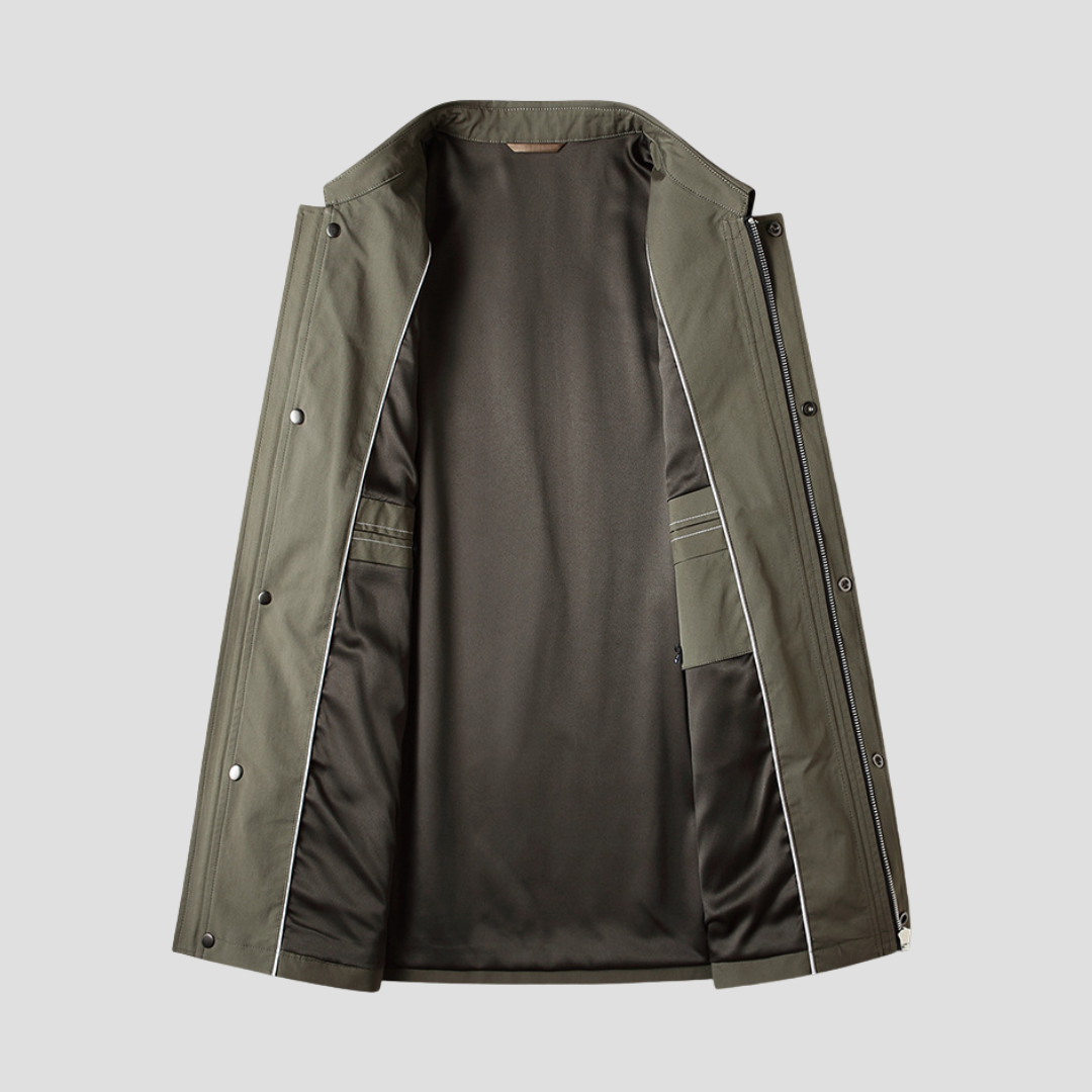 NOUVEAU RICHE Feldjacke Strapazierfähiger Stoff Strukturierter Schnitt