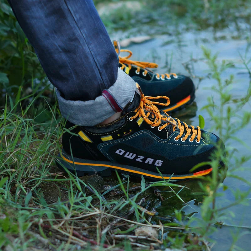NOUVEAU RICHE Herren Wander Schuhe Mit Schnürsenkeln Für Jedes Gelände