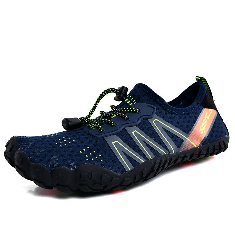 NOUVEAU RICHE Unisex Wasserdichte Barfußschuhe für Wassersport Outdoor Blau