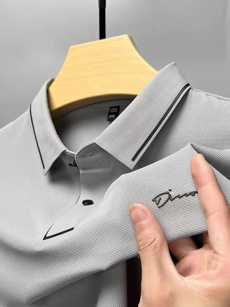 NOUVEAU RICHE Polohemd Herren Kurzarm Luxustyle Sommerfreundlich Design