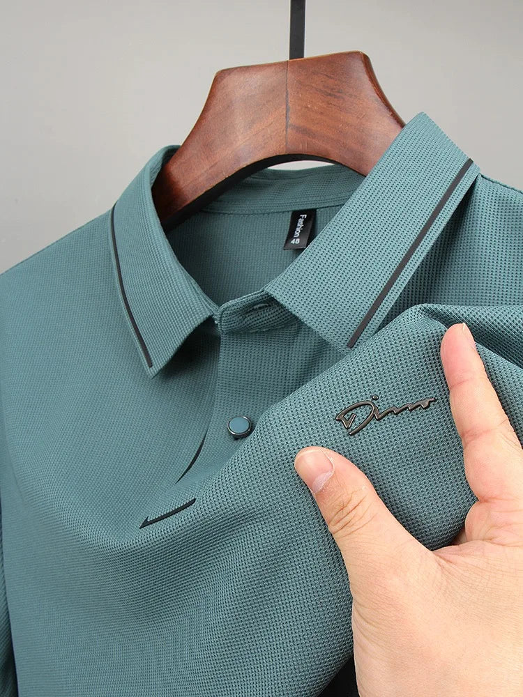 NOUVEAU RICHE Polohemd Herren Kurzarm Luxustyle Sommerfreundlich Design