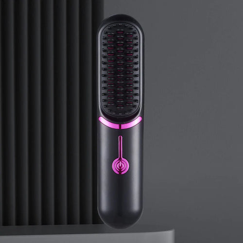 NOUVEAU RICHE Kabelloser Haarglätter – Akku Glätteisen mit Keramikbeschichtung, USB, 3 Hitzestufen, Mini Reisegrösse – Lumea