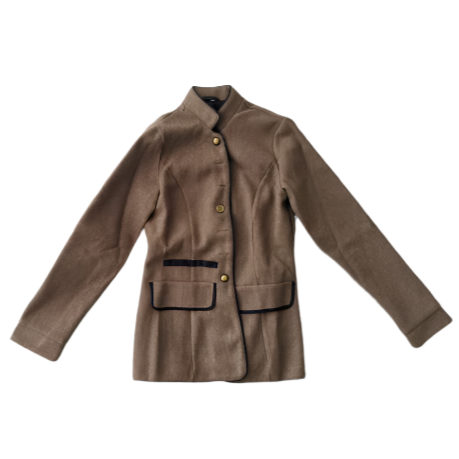 NOUVEAU RICHE Weste Langarm Elegante Schlichte Schwarz Businessoutfit