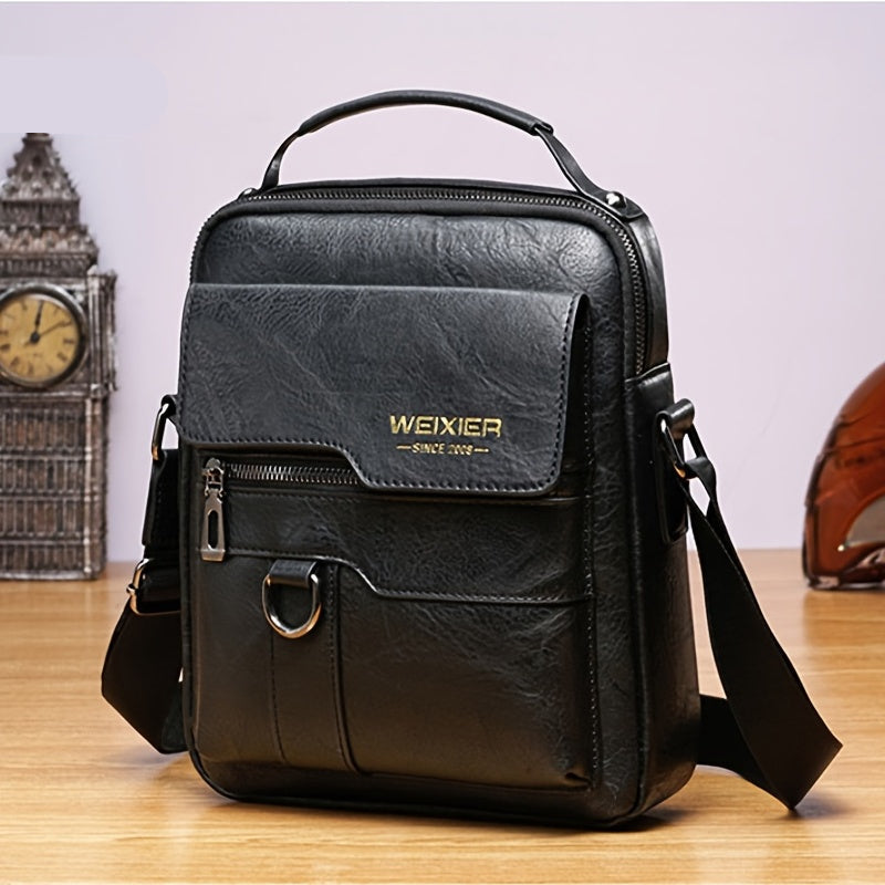 NOUVEAU RICHE Umhängetasche Echtleder Alltag Elegant Stilvoll Vielseitig Schwarz