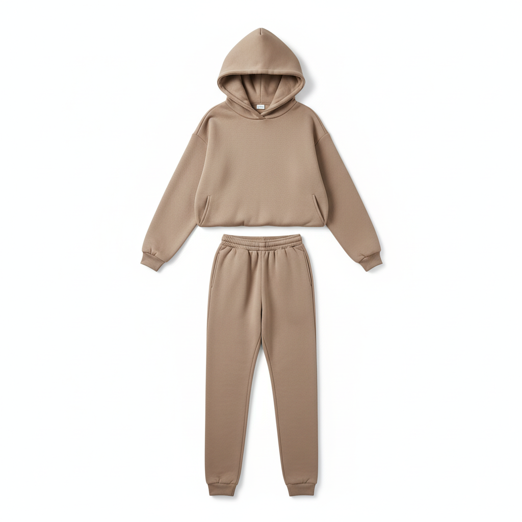 Jogging-Set Synthetik-Mischgewebe Polyester Regular Fit Angenehm Zu Tragen