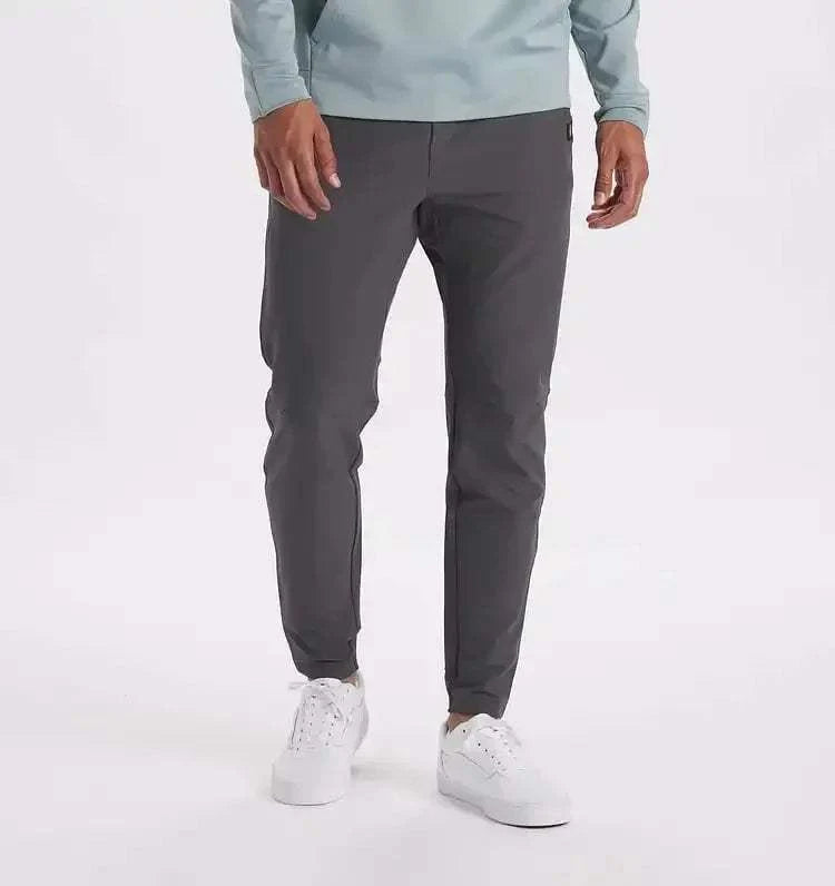 NOUVEAU RICHE Herren Jogginghose Slim Fit Mit Elastischen Bündchen Und Verstellbarem Bund Aus Stretch Baumwollmischung Grau