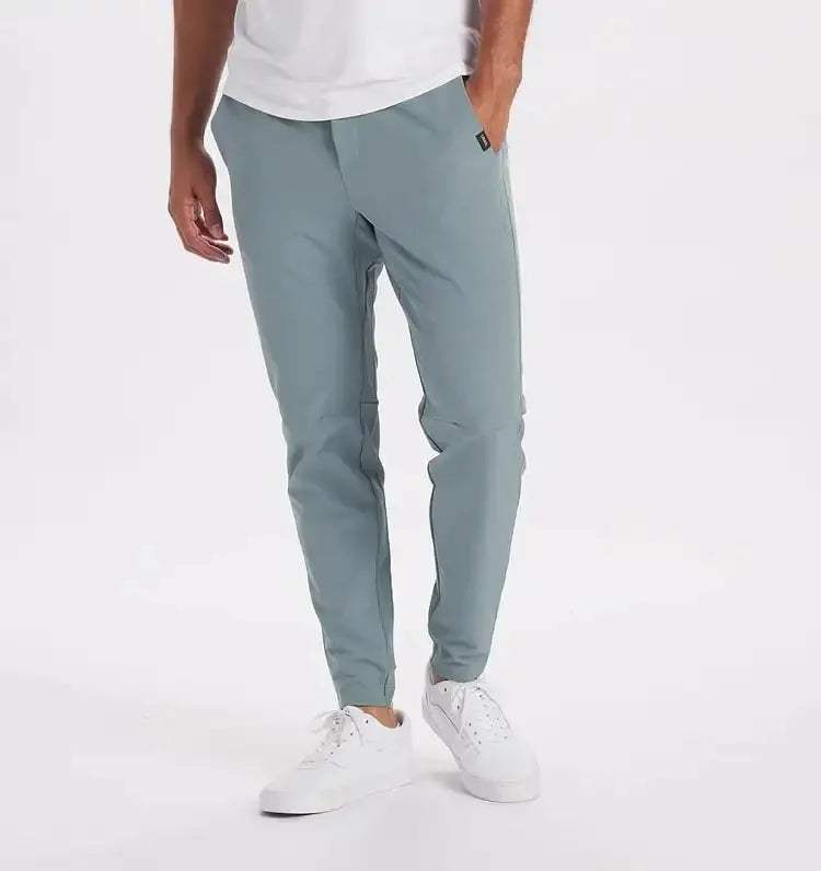 NOUVEAU RICHE Herren Jogginghose Slim Fit Mit Elastischen Bündchen Und Verstellbarem Bund Aus Stretch Baumwollmischung Blau