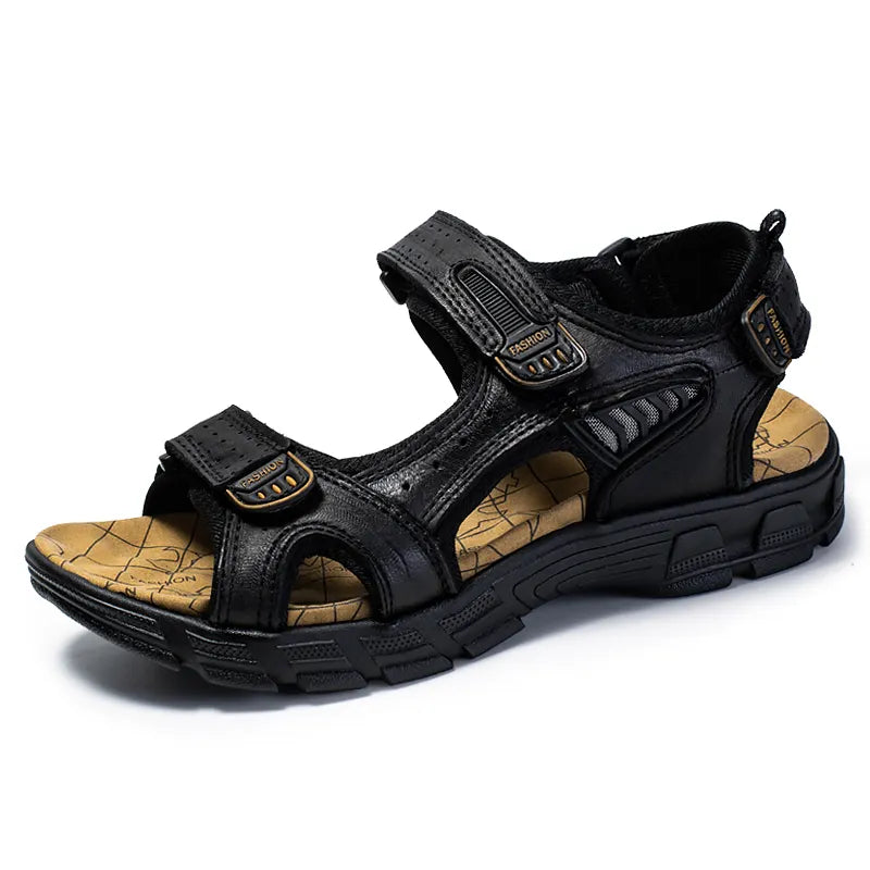 NOUVEAU RICHE Bequeme Damen Sandalen Mit Fußgewölbeunterstützung Stabil schwarz
