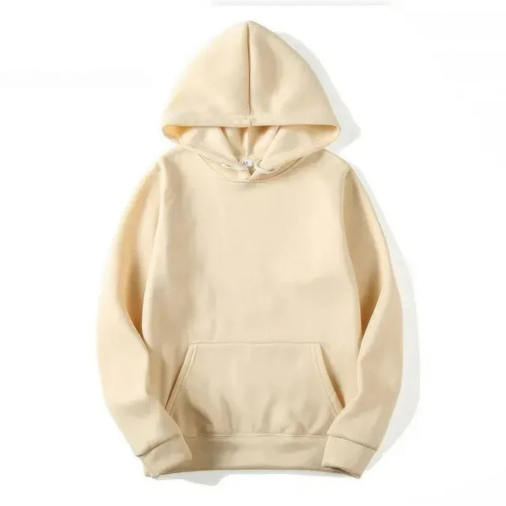NOUVEAU RICHE Kapuzenpulli mit langen Ärmeln - verstellbare Passform und entspannter Komfort Khaki