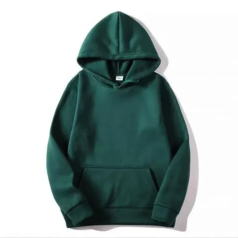 NOUVEAU RICHE Kapuzenpulli mit langen Ärmeln - verstellbare Passform und entspannter Komfort Grün