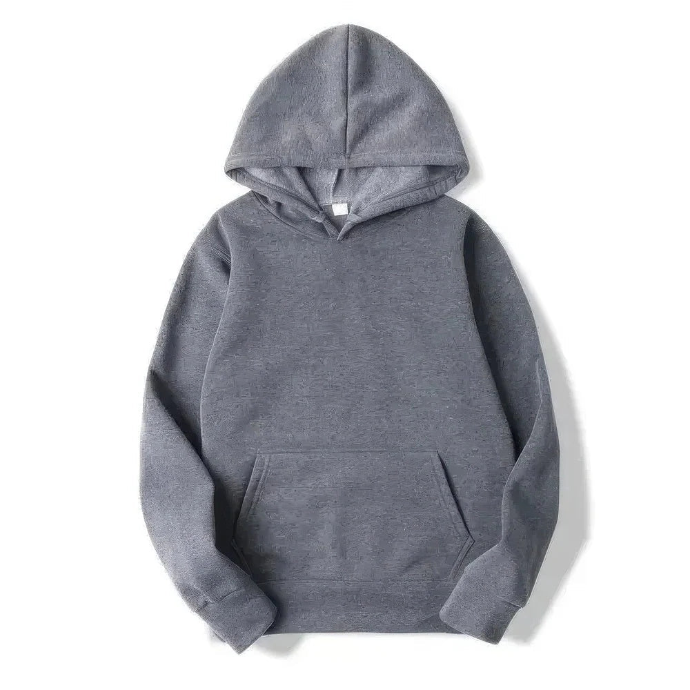 NOUVEAU RICHE Kapuzenpulli mit langen Ärmeln - verstellbare Passform und entspannter Komfort Dunkelgrau