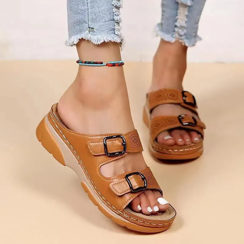 NOUVEAU RICHE Sephira | Damen-Sandalen – Ultimativer Komfort & weiche Druckentlastung