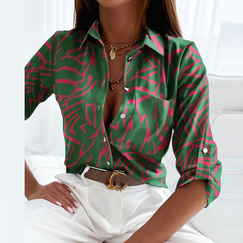 NOUVEAU RICHE Isana | Damen Bluse – Klassischer Kragen, Atmungsaktives Material & Edle Passform