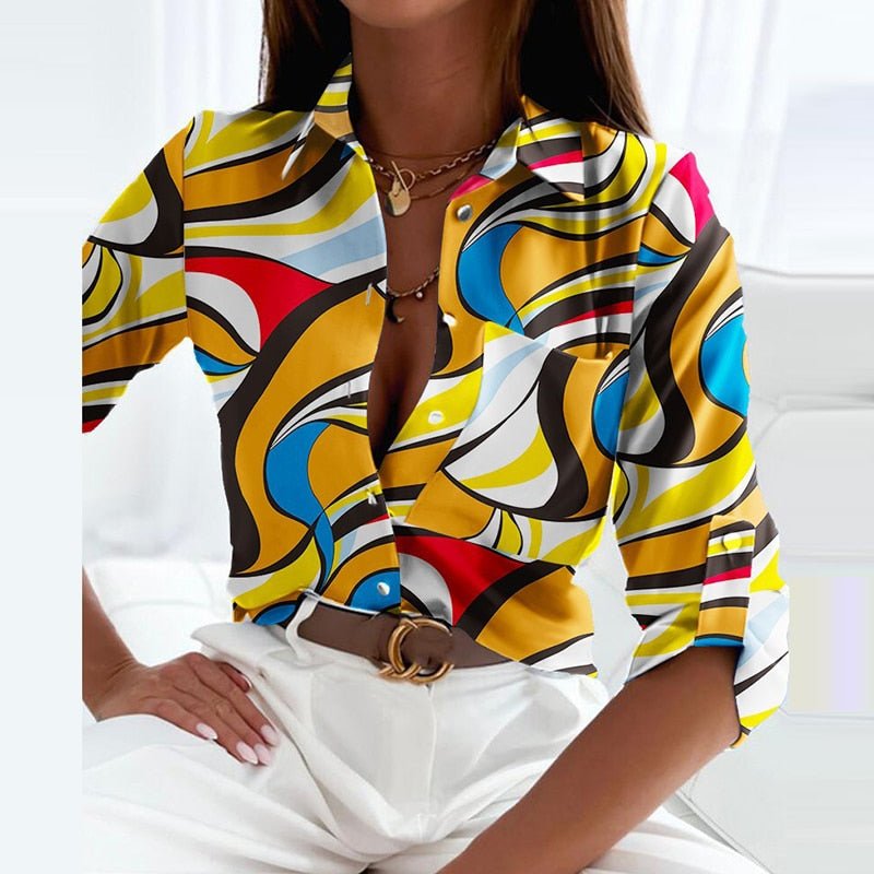 NOUVEAU RICHE Isana | Damen Bluse – Klassischer Kragen, Atmungsaktives Material & Edle Passform