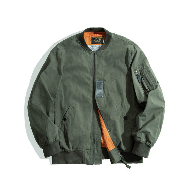 NOUVEAU RICHE Klassische Militär Fliegerjacke Aus Nachhaltigem Material Mit Leichter Struktur Und Stilvollem Design für Herren