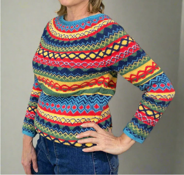 NOUVEAU RICHE Kuscheliger Strickpullover Weicher Winterlook Pflegeleicht Gelb