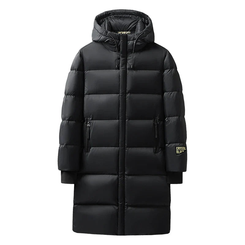 NOUVEAU RICHE Lange Winter-Daunenjacke für Herren