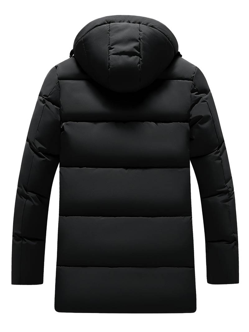 NOUVEAU RICHE Lange gesteppte Winterjacke für Herren