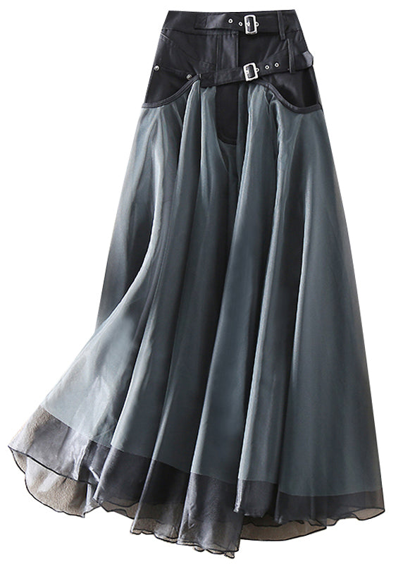 NOUVEAU RICHE Langer Netzrock Mit Hoher Taille Für Damen Eleganter Transparenter Stoff Für Jedes Event