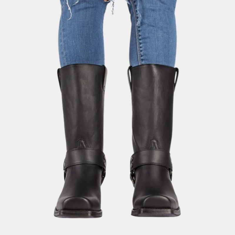 NOUVEAU RICHE Langlebige Cowboystiefel Vintage Leder Zeitlos Für Damen