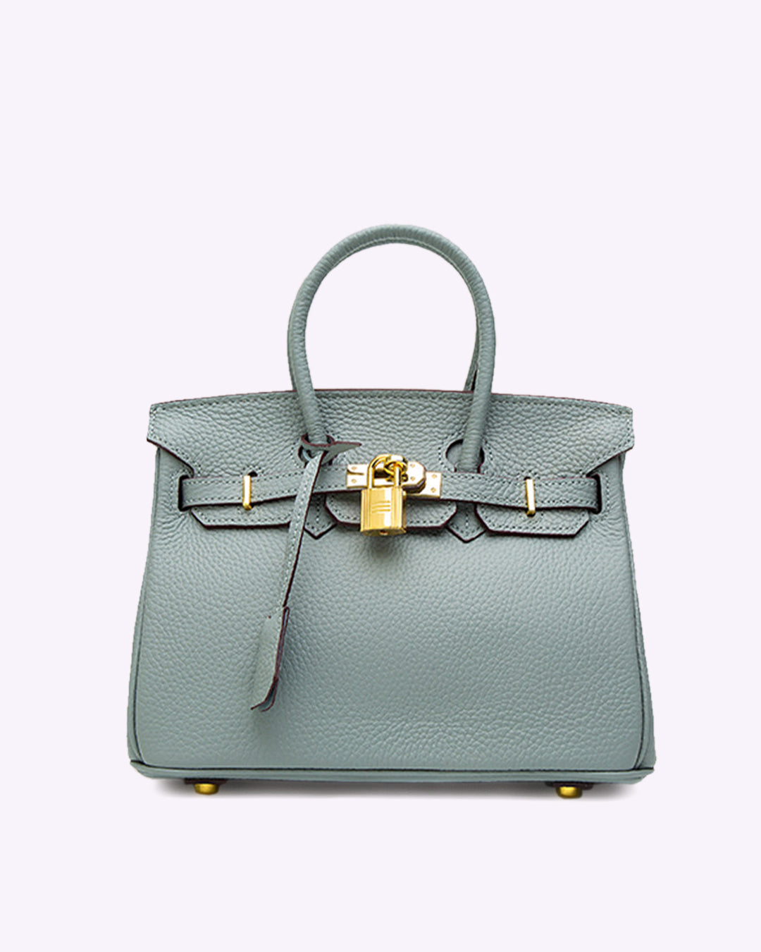 NOUVEAU RICHE Lederhandtasche Geräumiger Innenraum Vielseitig Praktisch Grau