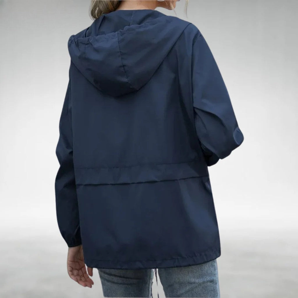 NOUVEAU RICHE Damen Leichte Übergangsjacke Mit Kapuze Schutz Und Bewegungsfreiheit
