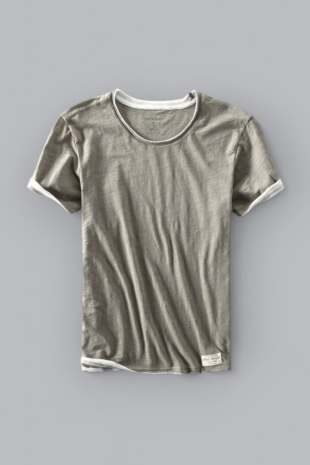 NOUVEAU RICHE Leichtes Weiches Herren T Shirt Sommer Atmungsaktiv
