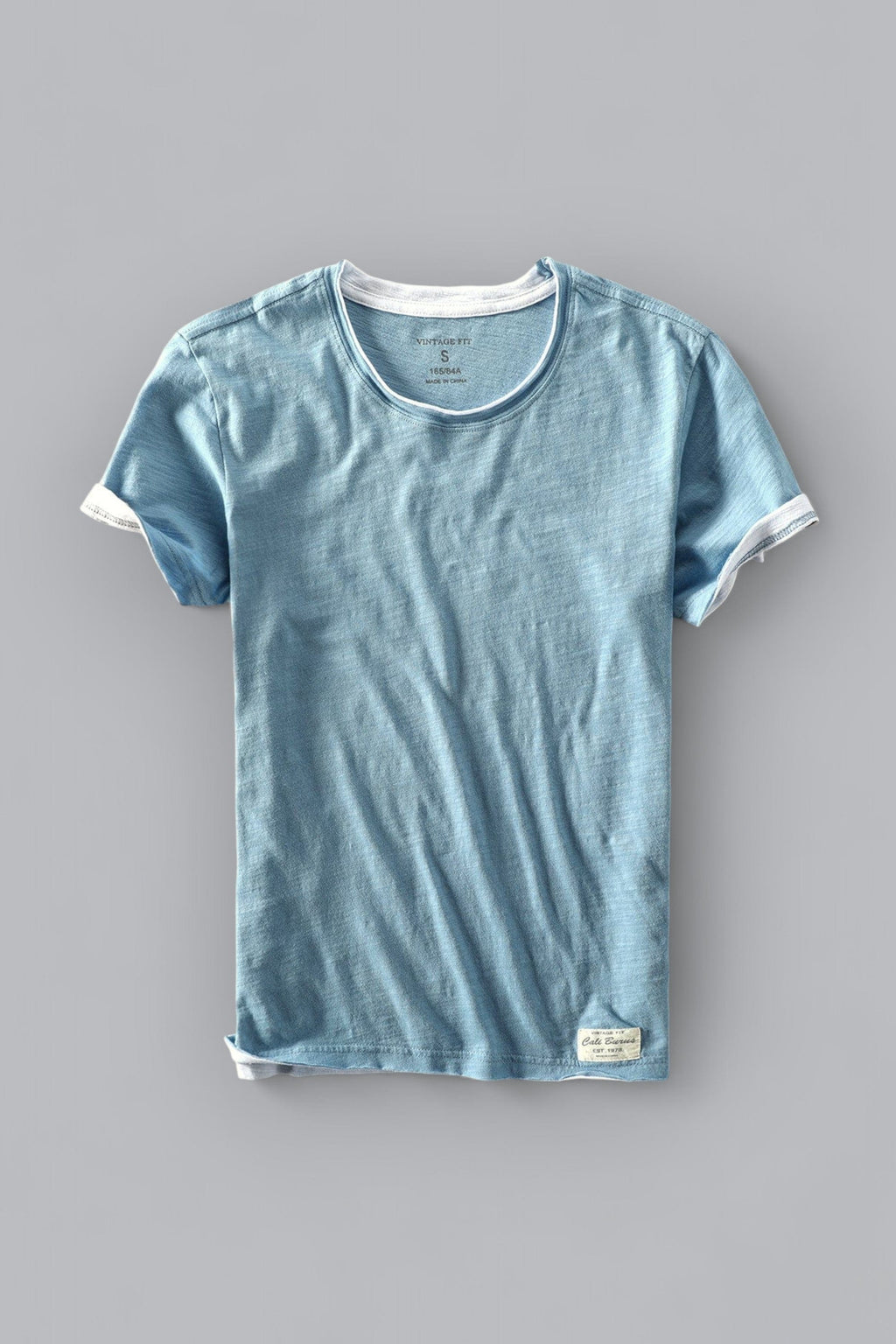 NOUVEAU RICHE Leichtes Weiches Herren T Shirt Sommer Atmungsaktiv