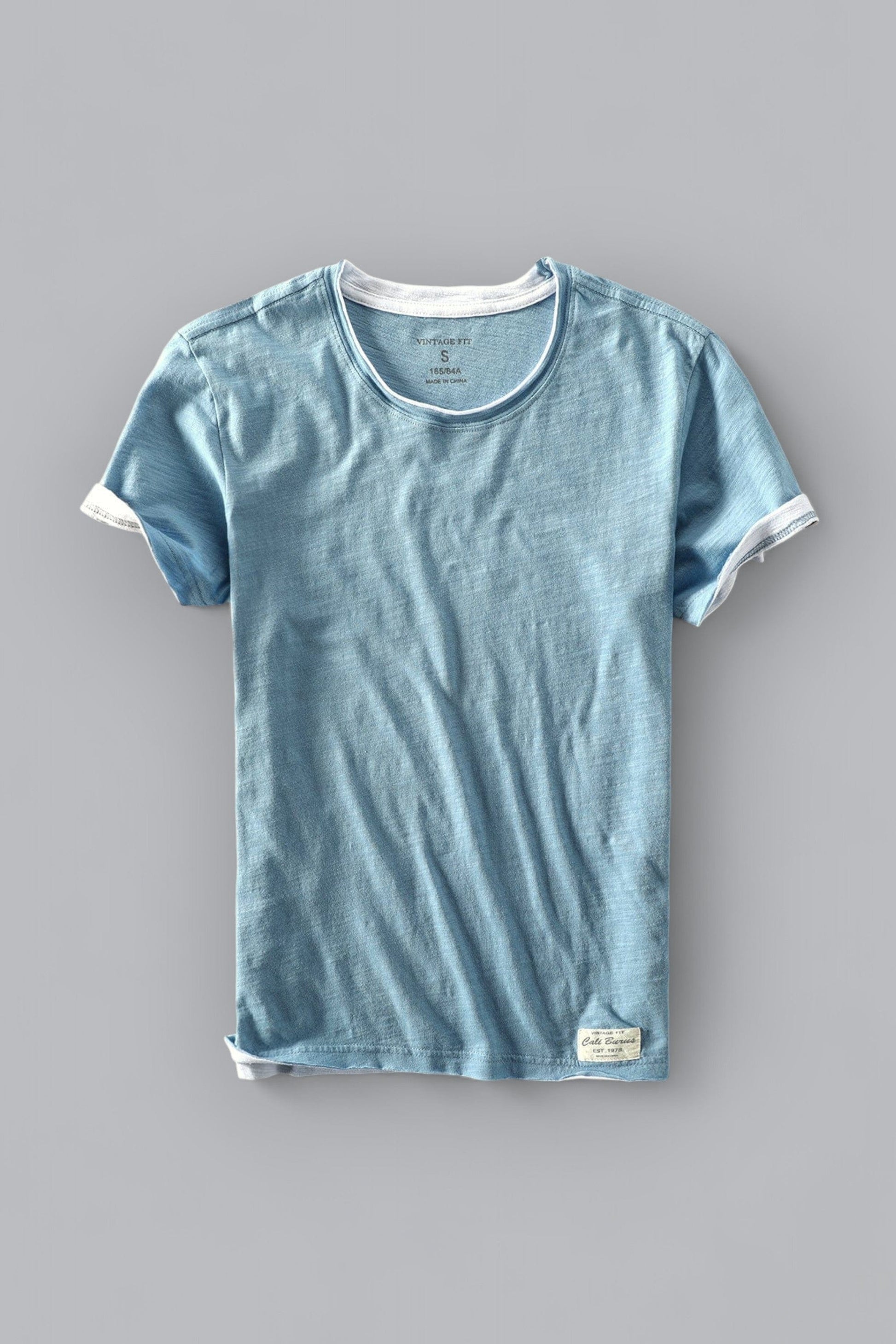 NOUVEAU RICHE Leichtes Weiches Herren T Shirt Sommer Atmungsaktiv