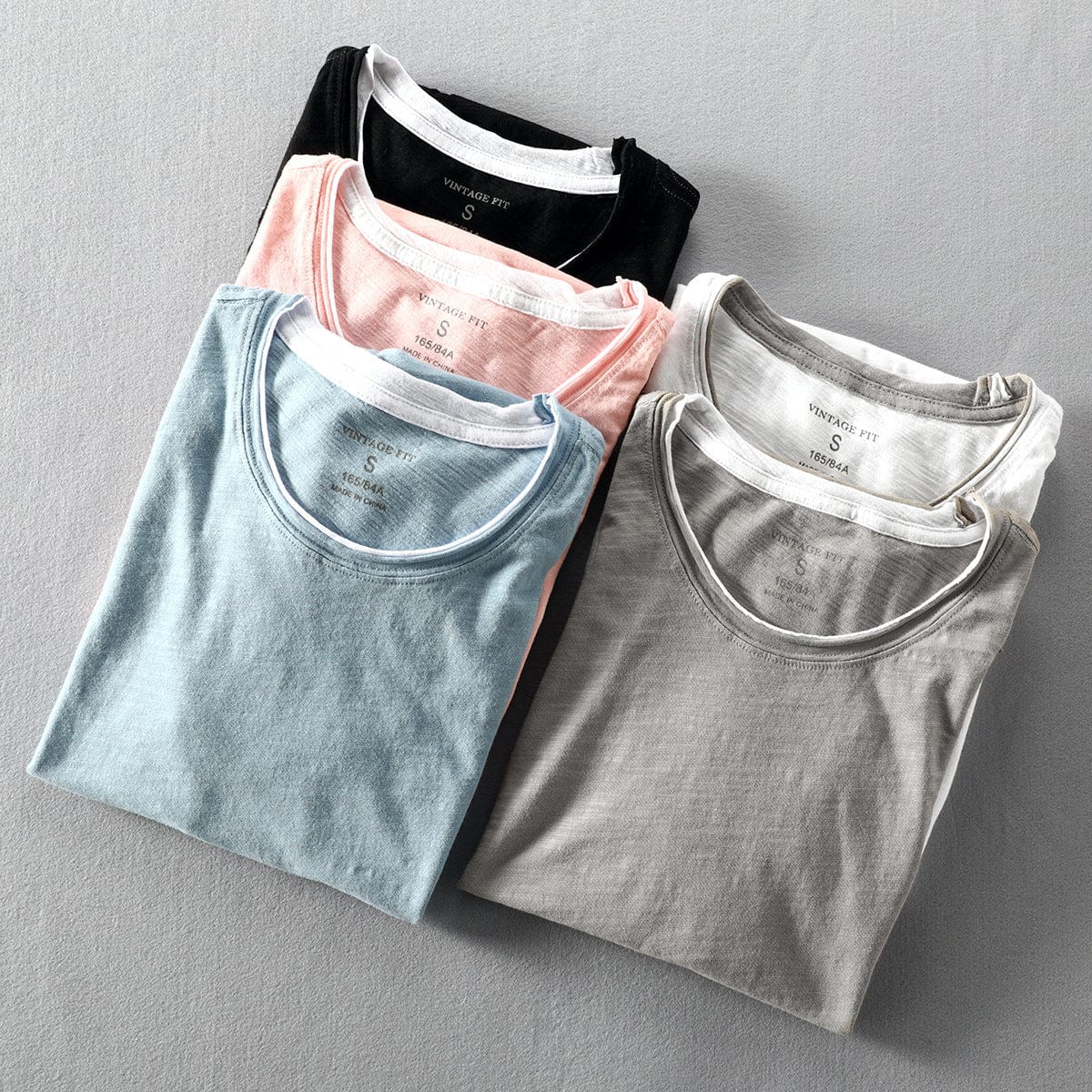 NOUVEAU RICHE Leichtes Weiches Herren T Shirt Sommer Atmungsaktiv