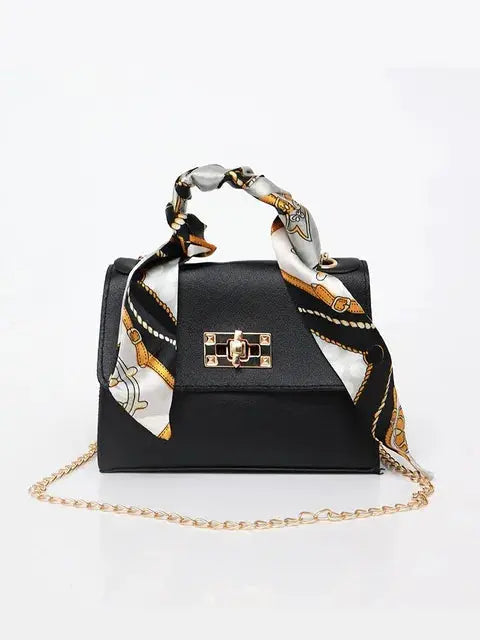 NOUVEAU RICHE Damen Handtasche – Elegantes Leder-Design & Vielseitiger Stil Schwarz