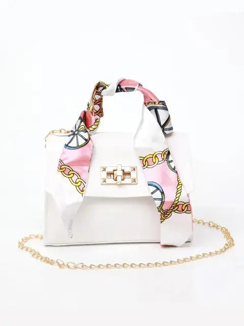 NOUVEAU RICHE Damen Handtasche – Elegantes Leder-Design & Vielseitiger Stil Weiß