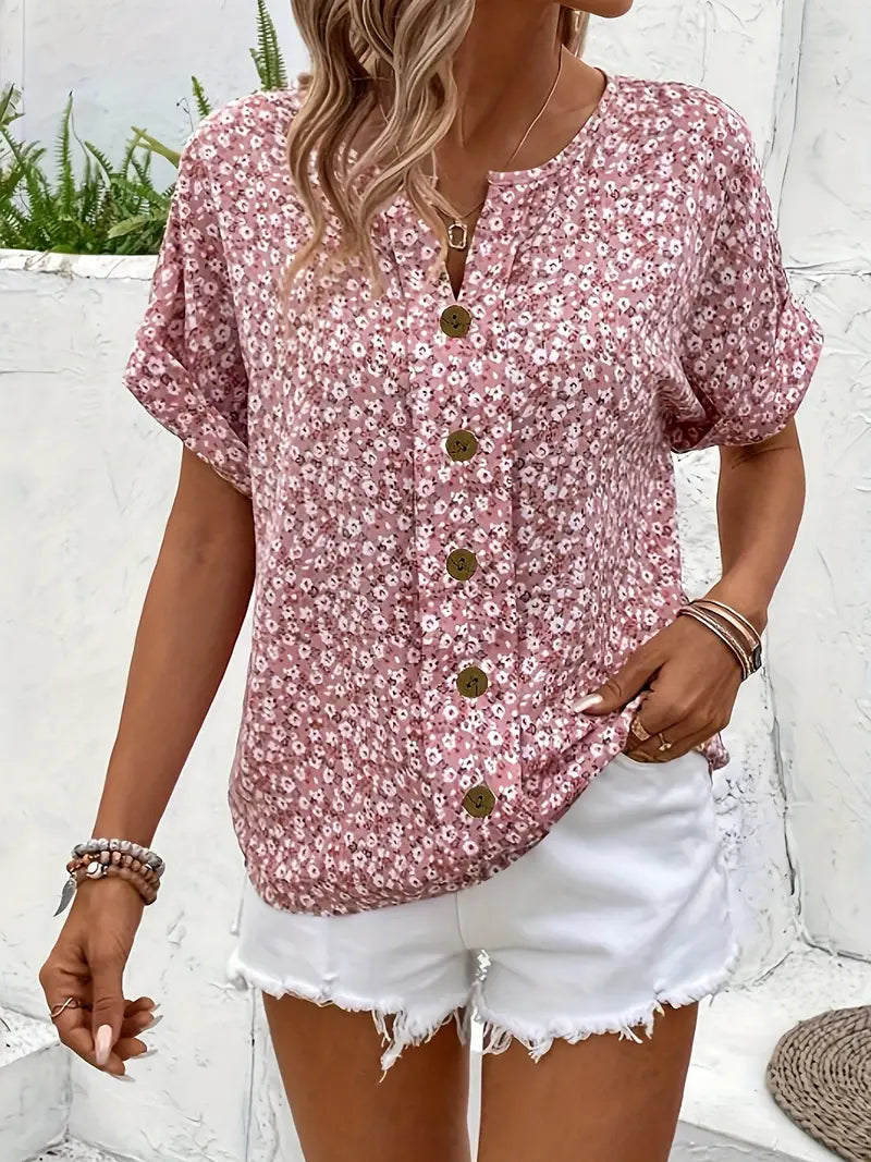 NOUVEAU RICHE Flora | Damen Sommeroberteil – Kurzer Schnitt, Leichtes Material & Luftiges Design