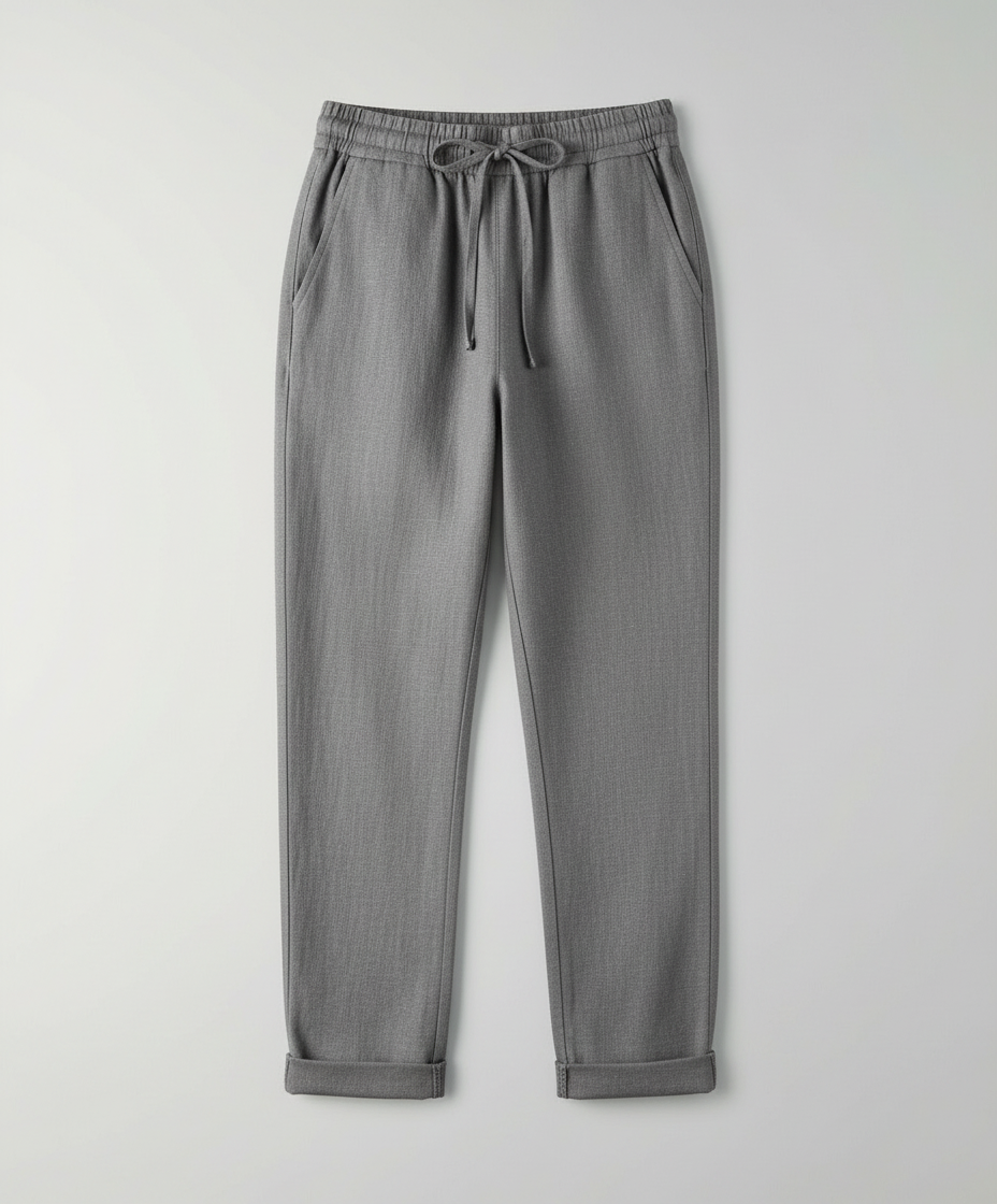 NOUVEAU RICHE Passion | Luftige und elegante Damen Leinenhose Grau