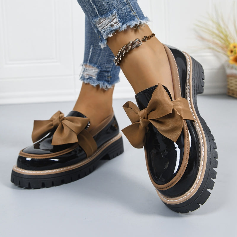 NOUVEAU RICHE Vyssion | Stil und Komfort Glänzende Damen Loafer