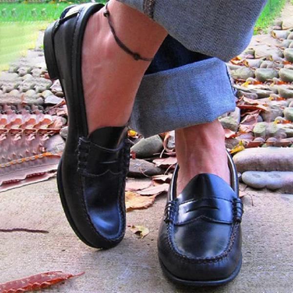 NOUVEAU RICHE Bequeme Loafer-Schuhe für Damen – Stilvolle und vielseitige Damenloafers für jeden Anlass Schwarz