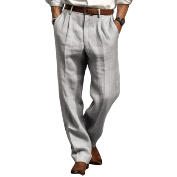 NOUVEAU RICHE Lockere Vintage Herrenhose Mit Entspannter Passform Grau
