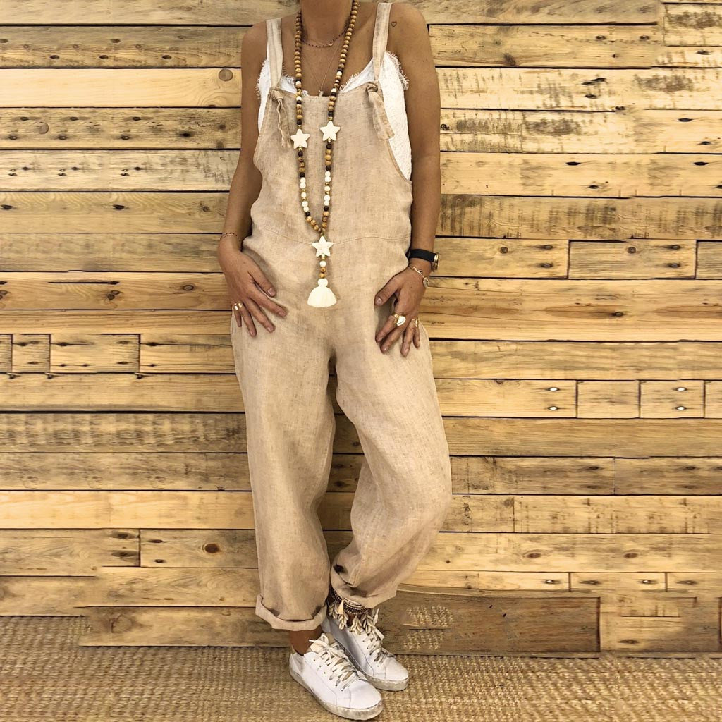 NOUVEAU RICHE Jumpsuit Damen Luftig Bequeme Passform Stilvoll Vielseitig