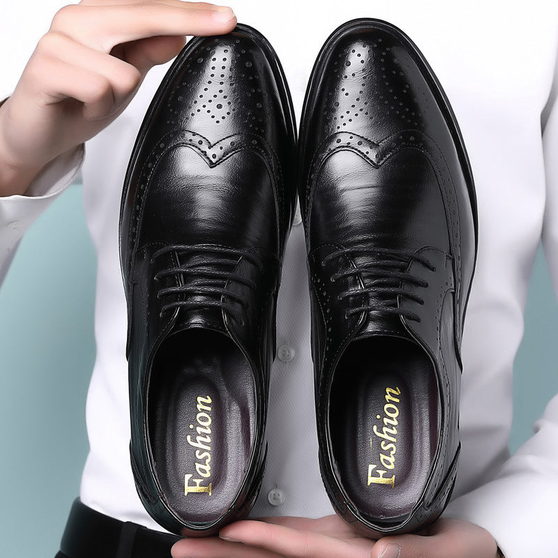 NOUVEAU RICHE Handgefertigte PU leder Abendschuhe Komfortabel Stilvoll