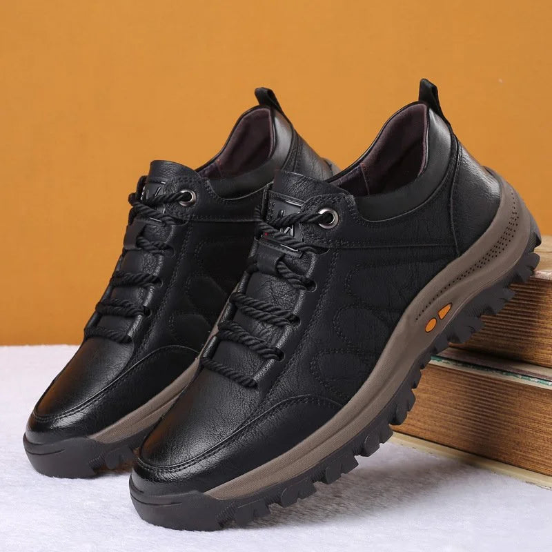NOUVEAU RICHE Lederschuhe Männer Komfortsohle Blau Leder Größe 40 bis 46