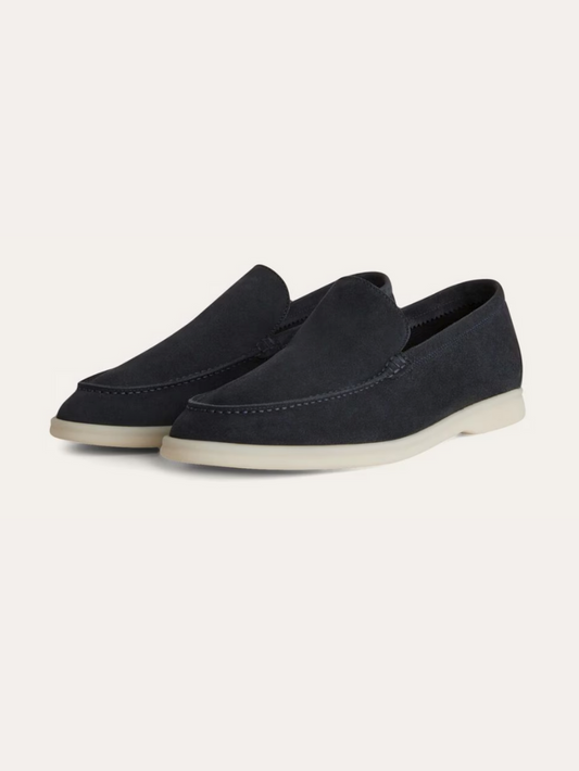 Herren Mokassins Marineblau Größe 42 Wildleder-1