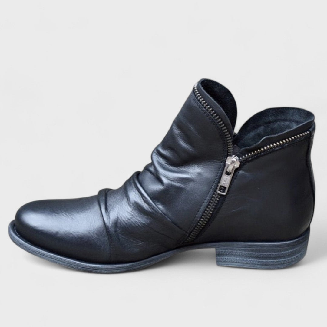 Damaris | Stiefel für Damen | Knöchelhoch mit seitlichem Reißverschluss
