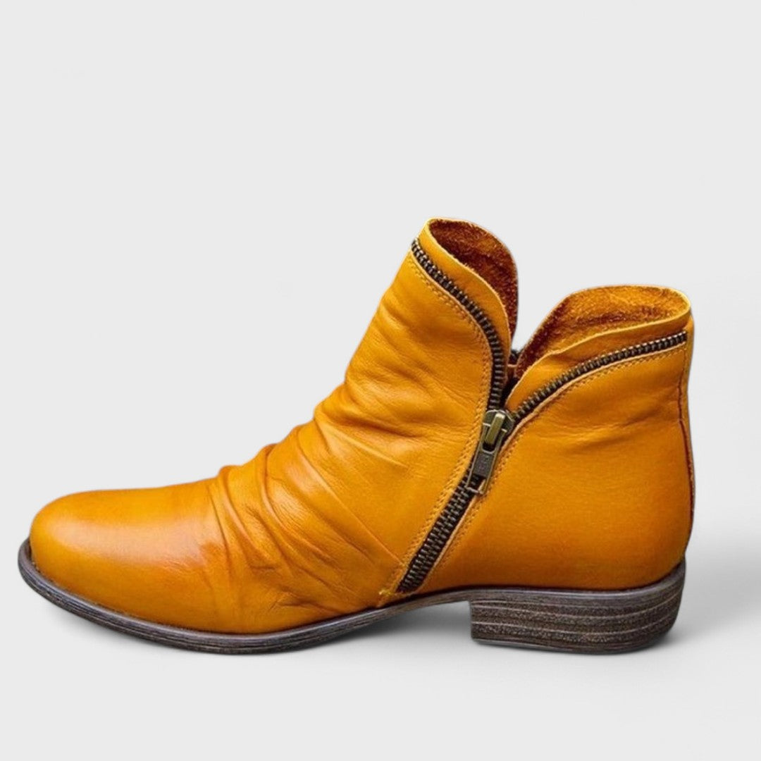 Damaris | Stiefel für Damen | Knöchelhoch mit seitlichem Reißverschluss