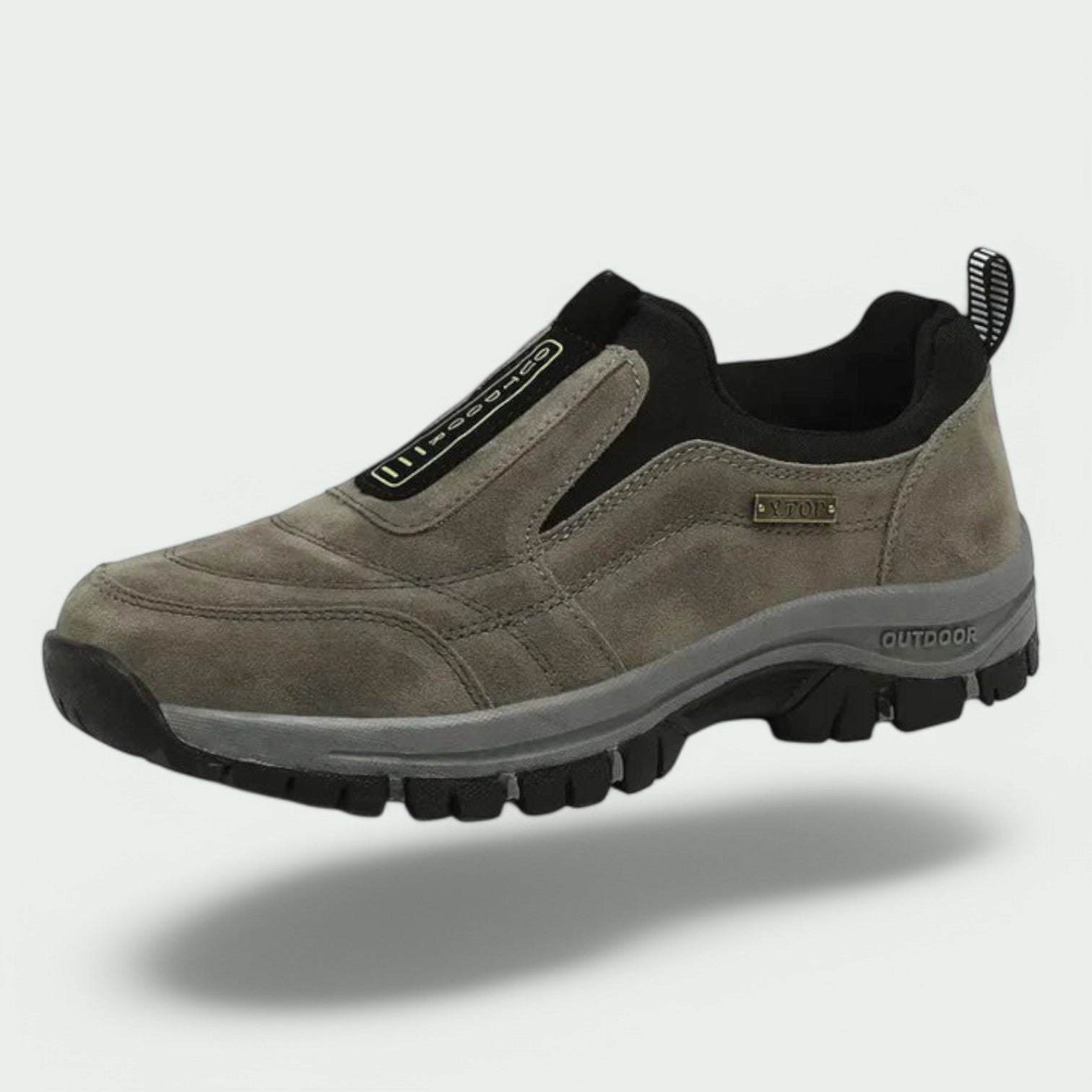 NOUVEAU RICHE Herren Wanderschuhe – Ergonomisch & Gegen Müde Füße Grau-Braun
