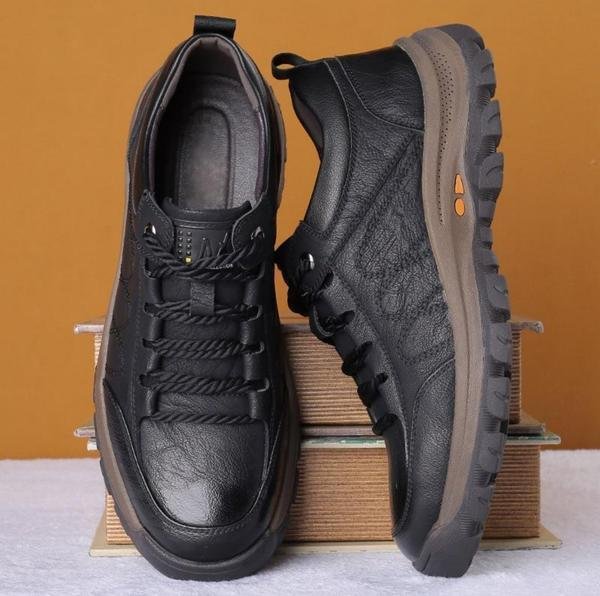 NOUVEAU RICHE Lederschuhe Männer Komfortsohle Blau Leder Größe 40 bis 46 Schwarz