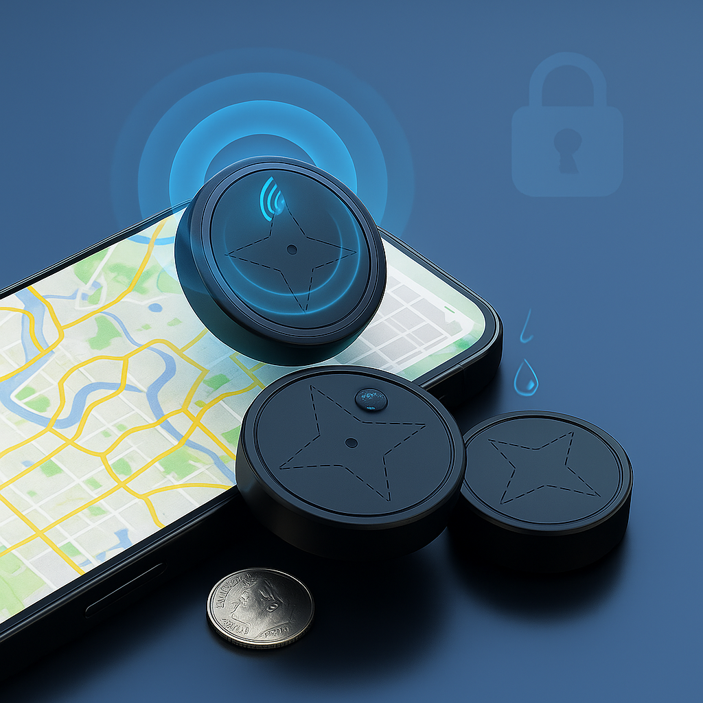 NOUVEAU RICHE GPS-Fahrzeugtracker Magnetische Halterung Kompakt Echtzeitsicherheit